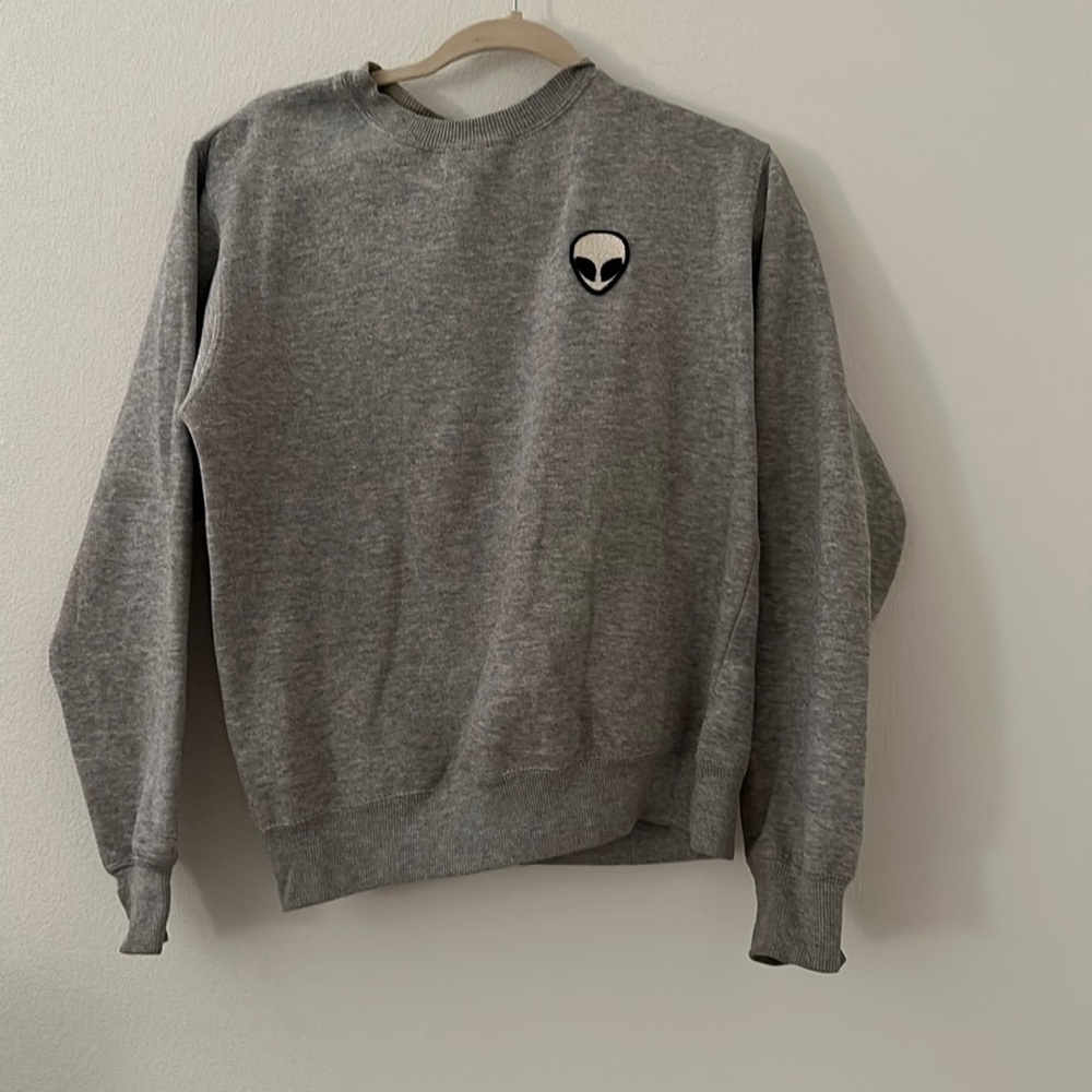 Vintage Brandy Melville Alien Crewneck Sweatshirt